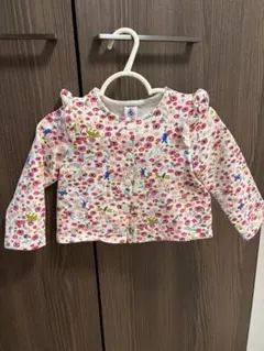 【美品】プチバトー　カーディガン　18m