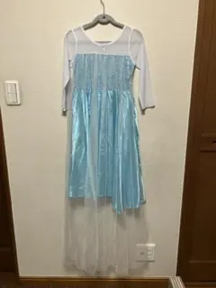 アナと雪の女王　エルサ風水色コスチューム 130cm