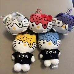 BiSH ハローキティ ぬいぐるみ マスコット 5種セットのサムネイル