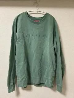 Supreme グリーン トレーナー Lサイズ