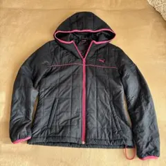PUMA アウター Mサイズ 黒/ピンク