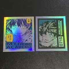 『僕のヒーローアカデミア』オーロラステッカーコレクション　緑谷出久　2点