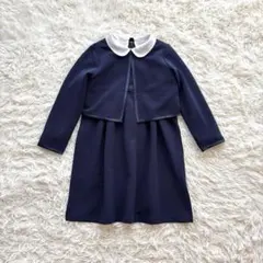 美品✨ グリーンレーベル フォーマル125 ワンピース ボレロ セット ネイビー