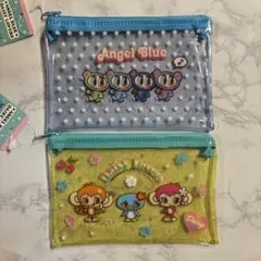エンジェルブルー★フラットポーチ新品未使用