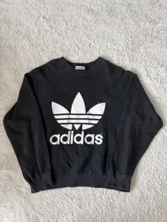 adidas original 90s トレーナー　ブラック　旧ロゴ　Mサイズ