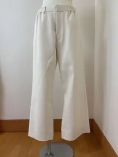 パブリックトウキョウyouthメンズ　スリットパンツ　アイボリーのサムネイル