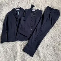 【美品】4点セット ARCH&LINE 3ピース ネイビー XL 135-145