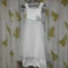 ホワイト フォーマルドレス