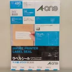 A-one ラベルシール 28935 24面付 20シート