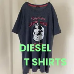 【美品】DIESEL/T SHIRTS スカルバニー　半袖 Ｔシャツ XL