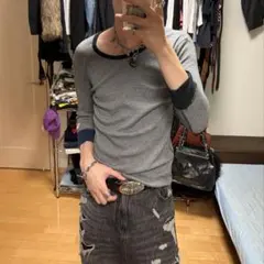 grn paty グランジ　ボーダー　ラグラン　平成　お兄系　ギャル　y2kのサムネイル