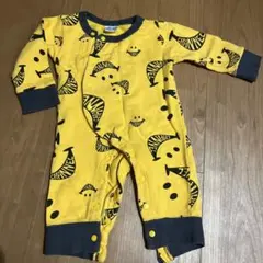 CHANNEL ロンパース サイズ60 イエロー　長袖　男の子　厚手