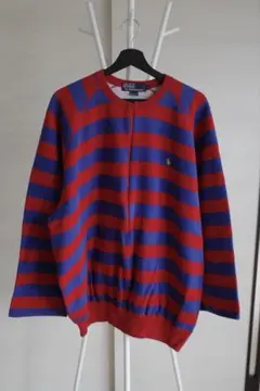 Polo Ralph Lauren ハーフジップ スウェット ボーダー XL
