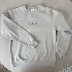 デビロック グレー 長袖 裏起毛 トレーナー 150