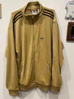 【adidas】 ベロア トラックジャケット ゴールドのサムネイル