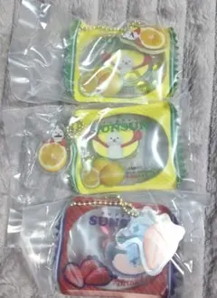 パペットスンスン　SUNSUN シャカシャカキャンディチャーム　 3個セット