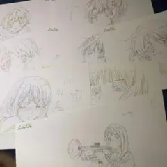 四月は君の嘘 アニプレックスブルーレイ 初回購入特典 複製絵コンテ