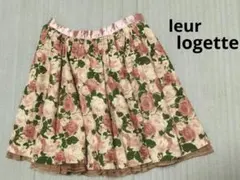 leur logette ふんわり薔薇柄スカートのサムネイル