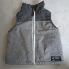 ジップアップベスト 90