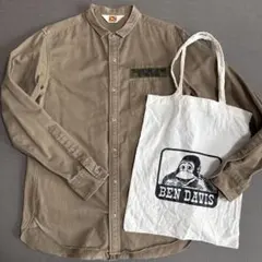 BEN DAVID ミリタリーシャツ　バッグ付きのサムネイル