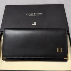 Alfred Dunhill ブラックレザー 長財布