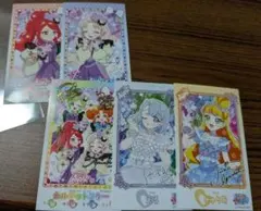 ひみつのアイプリ　ブロマイド風ステッカー　シークレット　他　サイン　箔押し