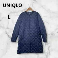 UNIQLO ユニクロ　ウルトラライトダウンコンパクトコート　ロングL ネイビー