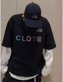 正規新品未開封　THE NORTH FACE × CLOT Tシャツ　ブラック