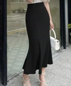 FRIFUL レースアップフロント マーメイドヘムスカート