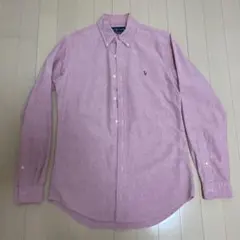 【美品】ポロ ラルフローレン オックスフォードシャツ カスタムフィット ピンク