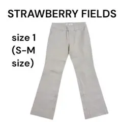 ストロベリーフィールズ　フレアパンツ　レディース　1 S M 2039