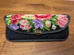 FEILER メガネケース 花柄 クリーニングクロス付き - メルカリ