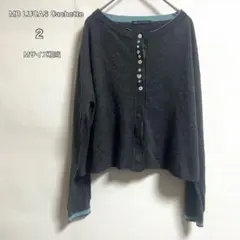 MB LUCAS Cachette 長袖カーディガン 02 バイカラーカー羽織り