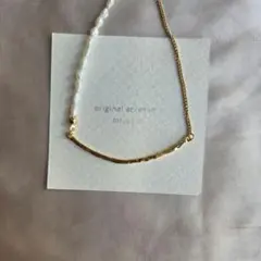 h.. アシンメトリーチェーンチョーカーネックレス gold 田久保夏鈴
