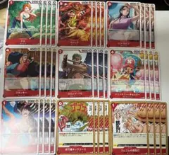ナミ OP01-016 他　ワンピースカード　各4枚　合計36枚セット
