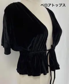 ベロア　カーディガン　羽織　ショート丈　結婚式　パーティー