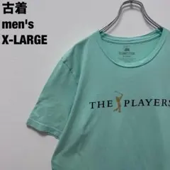 古着 THE PLAYERS プレイヤーズ Tシャツ フロモーション エメラルド