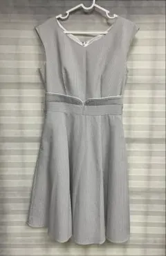 JILL STUARTストライプ柄ノースリーブワンピースのサムネイル