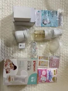 【美品】ピジョンPigeon 電動母乳搾乳機 handy fit+コードレス