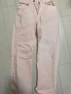 H&M ピンク　デニム