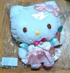 ハローキティ　カラフルアイスクリームドレス　BIGぬいぐるみ タイニーチャム