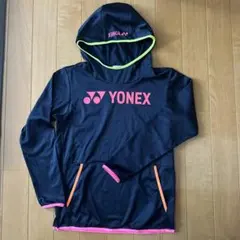 YONEX フード付きウェア M ネイビー