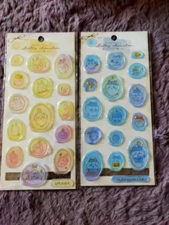 ちいかわ メルティシュシュ シーリングスタンプ風シール ハチワレ、うさぎ