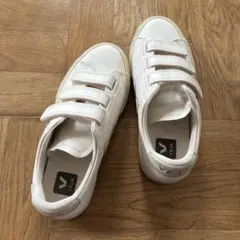 VEJA ヴェジャ キッズ ジュニア スニーカー ベルクロ ホワイト 21cm