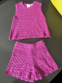 【ZARA KIDS】サマーニットセットアップ　size110