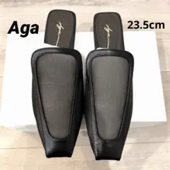 Aga シアーフラットサンダル 23.5cm 【新品未使用】のサムネイル