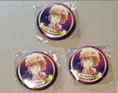 コナン百貨店　灰原哀　米花商店街　コナン探偵社　北栄町観光協会　ガチャ 缶バッジ