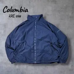 Columbia コロンビア ナイロンジャケット ブルゾン裏起毛フリースボア
