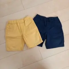 ユニクロ　ハーフパンツ　2枚セット　110cm