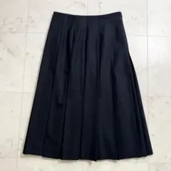 JIL SANDER 近年 ジルサンダー プリーツスカート ブラック 32のサムネイル